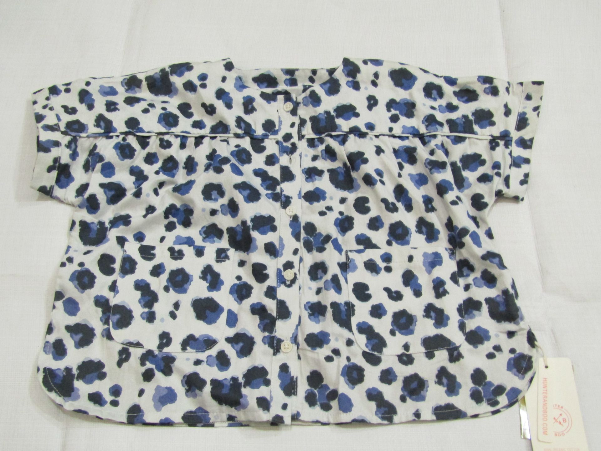 Hunter & Boo Yala Blue Blouse Aged 4-5 yrs New & Packaged RRP £21