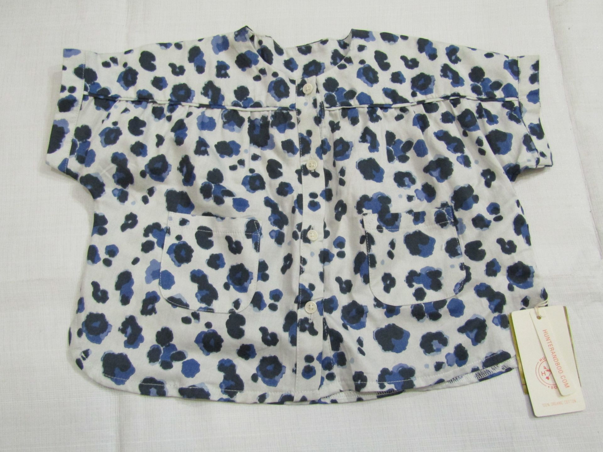 Hunter & Boo Yala Blue Blouse Aged 2-3 yrs New & Packaged RRP £21