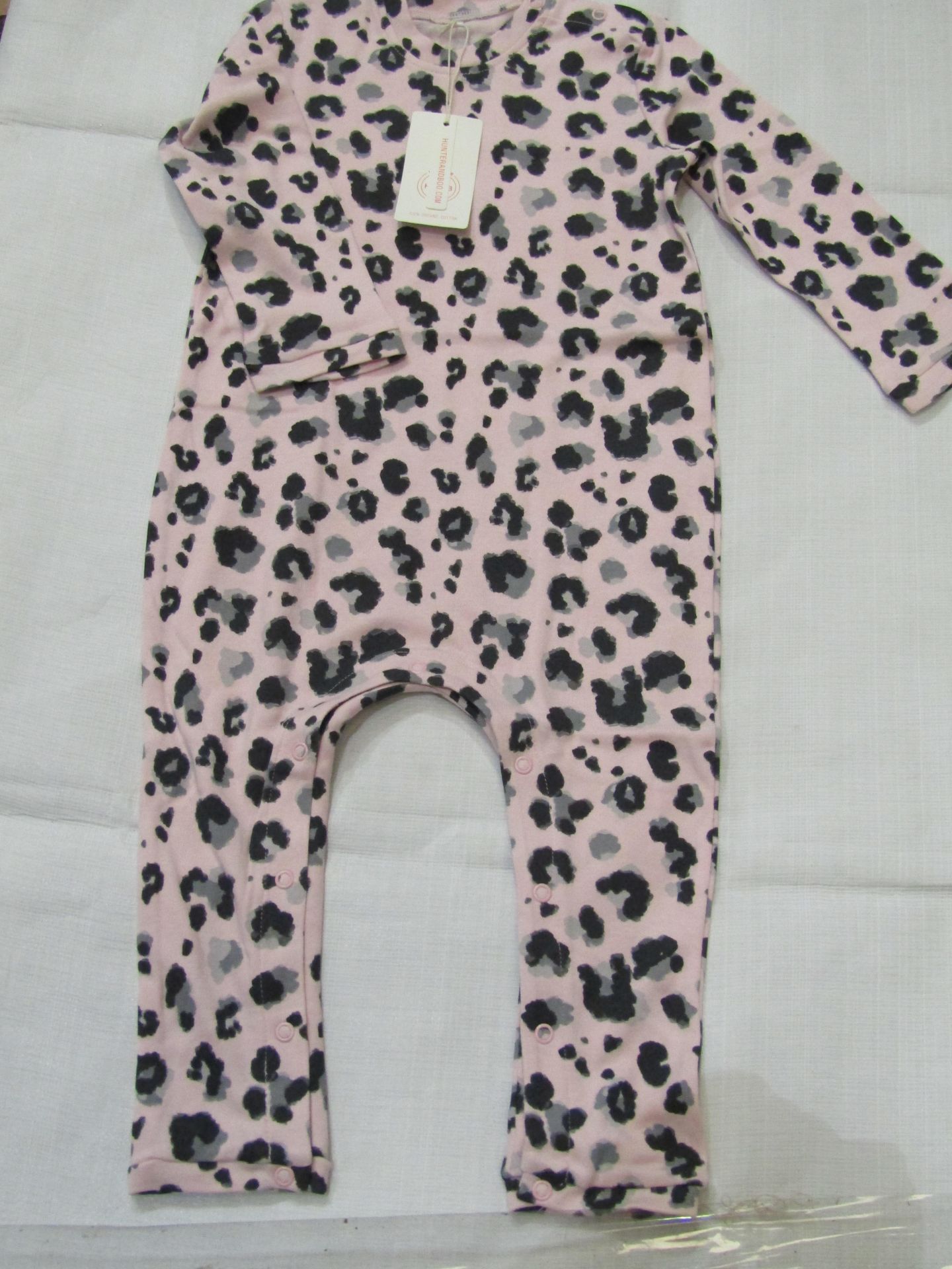 Hunter & Boo Yala Pink Sleepsuit Aged 2-3 yrs New & Packaged RRP £24