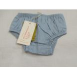 5 X Pairs of Chambray Bloomers Aged 12-24 Months New & Packaged RRP £8