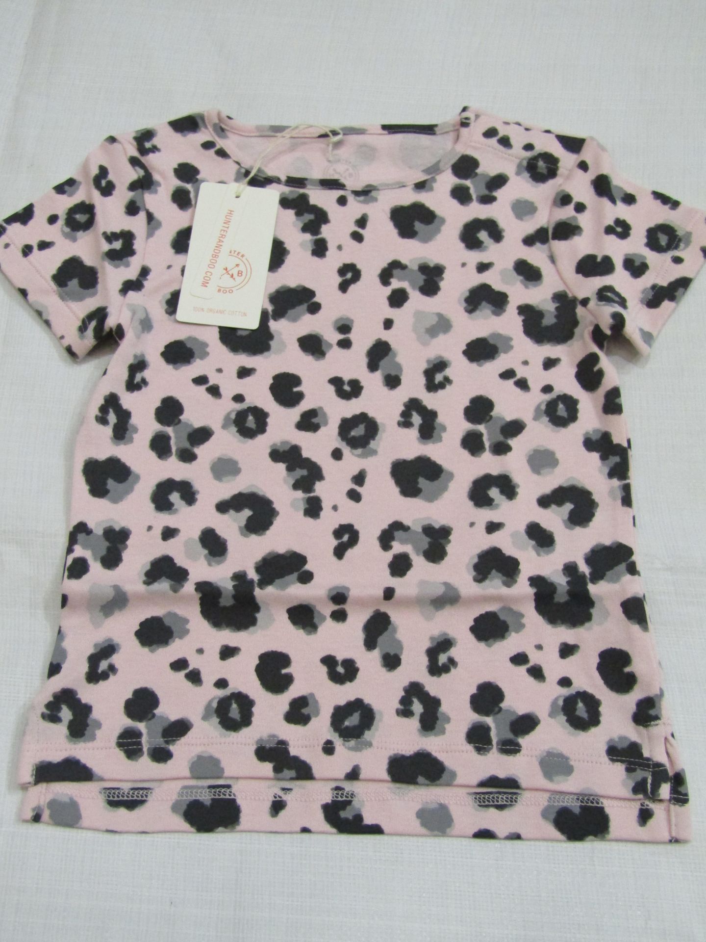 2 X Hunter & Boo Yala Pink T/Shirts Aged 3-4 yrs New & Packaged RRP £ 13 Each