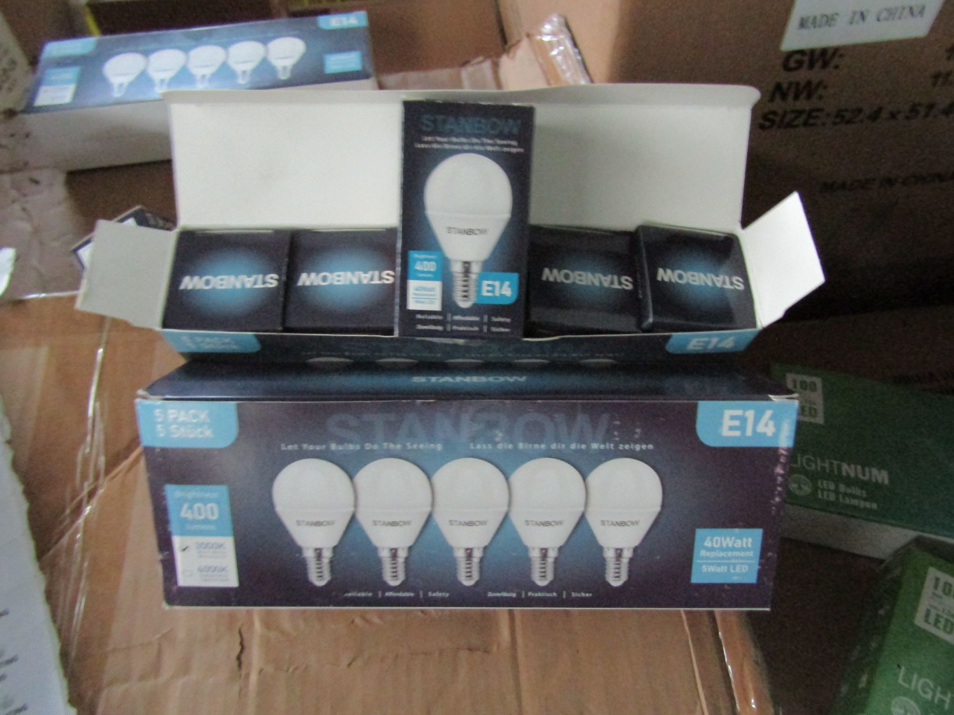 2X LIGHTNUM - A60 E27 1055 Lumen LED Light Bulbs - Pack of 10 - New & Boxed.