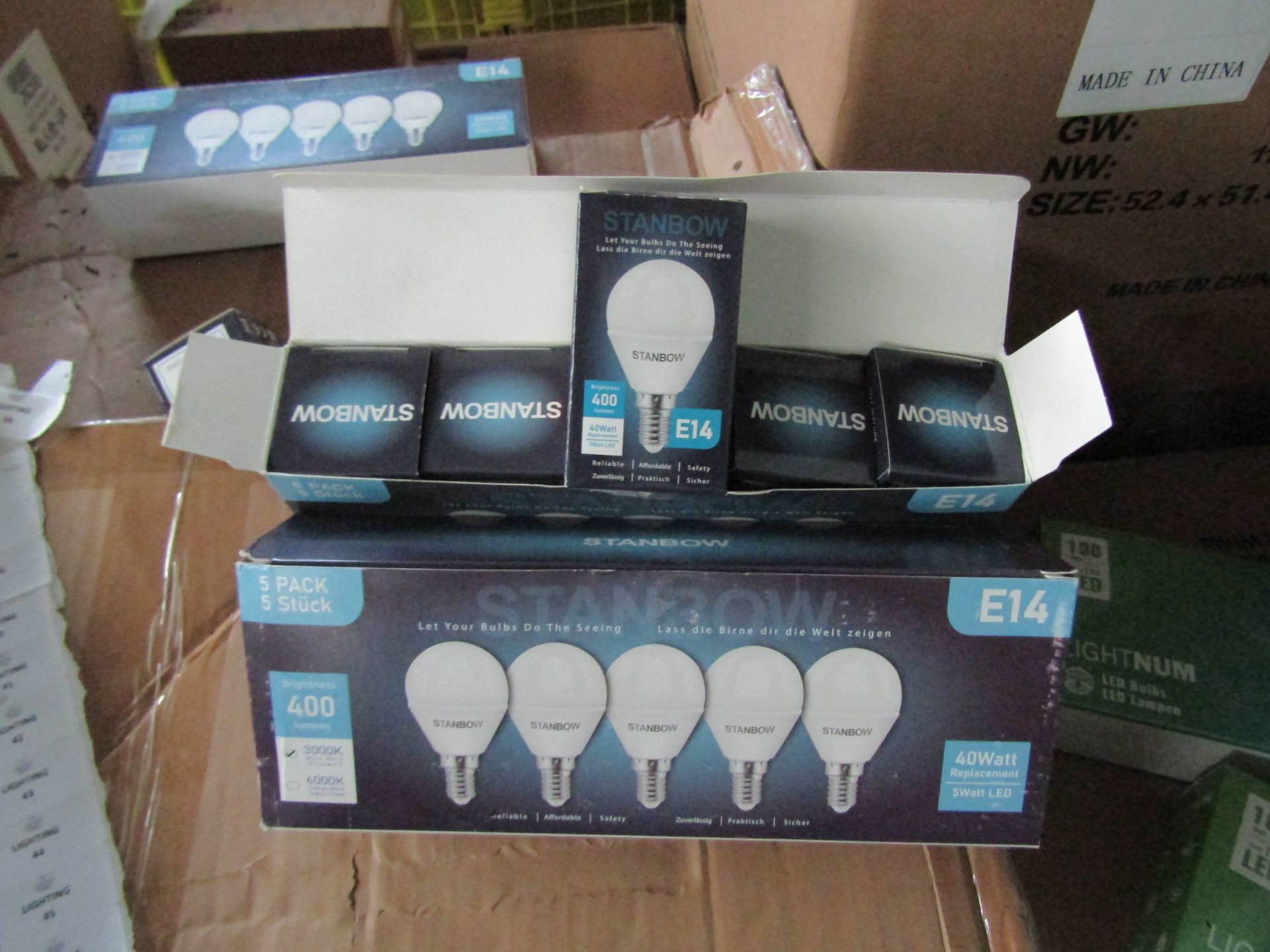 2X LIGHTNUM - A60 E27 1055 Lumen LED Light Bulbs - Pack of 10 - New & Boxed.