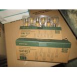 2X AMPTON - G45 E27 400 Lumen LED Filament Light Bulbs - Pack of 6 - New & Boxed.