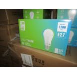 2X LIGHTNUM - E27 1200 Lumen LED Light Bulbs - Pack of 15 - New & Boxed.