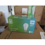 LIGHTNUM - E27 1200 Lumen LED Light Bulbs - Pack of 15 - New & Boxed.