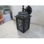 Integrity Lighting black outdoor lantern. H43CM X W16CM. New & Boxed (boxes are shop soiled) (