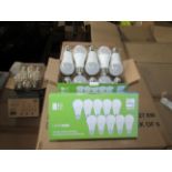 2X LIGHTNUM - A60 E27 1055 Lumen LED Light Bulbs - Pack of 10 - New & Boxed.