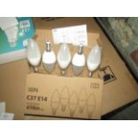 2X LEDYA - C37 E14 470 Lumen LED Light Bulbs - Pack of 5 - New & Boxed.