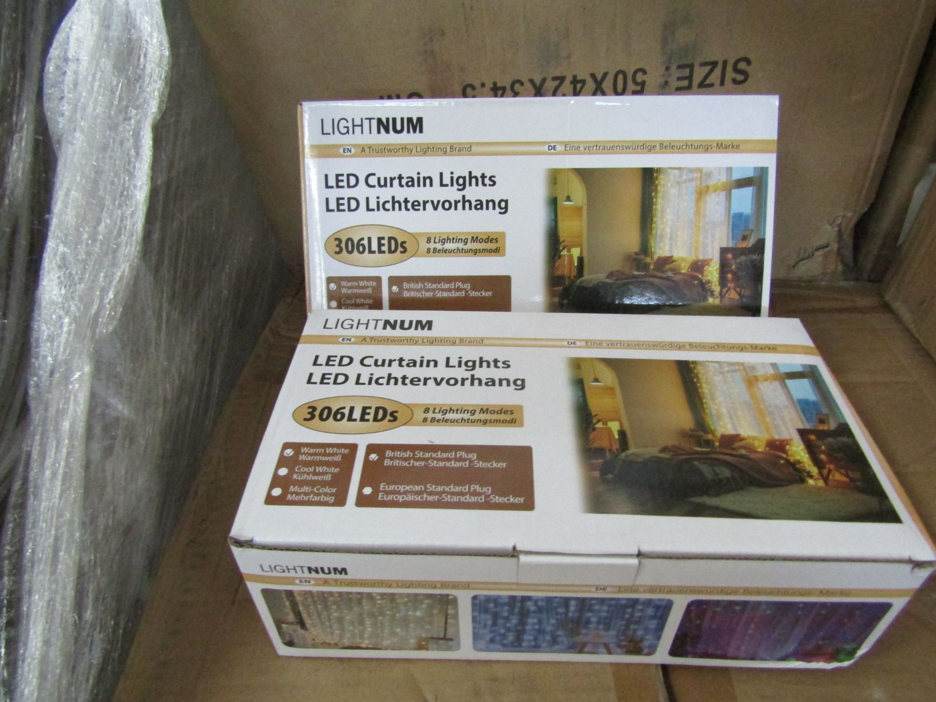 10X LIGHTNUM - E27 1200 Lumen LED Light Bulbs - Pack of 15 - New & Boxed.