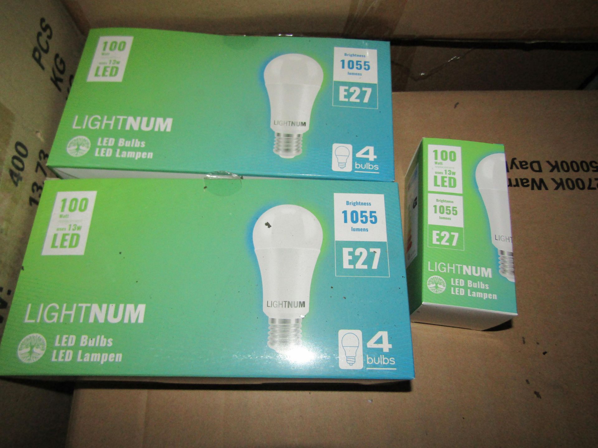 2X LEDYA - C37 E14 470 Lumen LED Light Bulbs - Pack of 5 - New & Boxed.