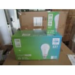 LIGHTNUM - E27 1200 Lumen LED Light Bulbs - Pack of 15 - New & Boxed.