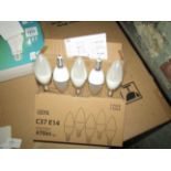 2X STANBOW - E14 400 Lumen LED Light Bulbs - Pack of 5 - New & Boxed.