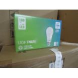 2X LIGHTNUM - E27 1200 Lumen LED Light Bulbs - Pack of 15 - New & Boxed.