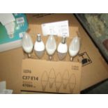 2X LEDYA - C37 E14 470 Lumen LED Light Bulbs - Pack of 5 - New & Boxed.