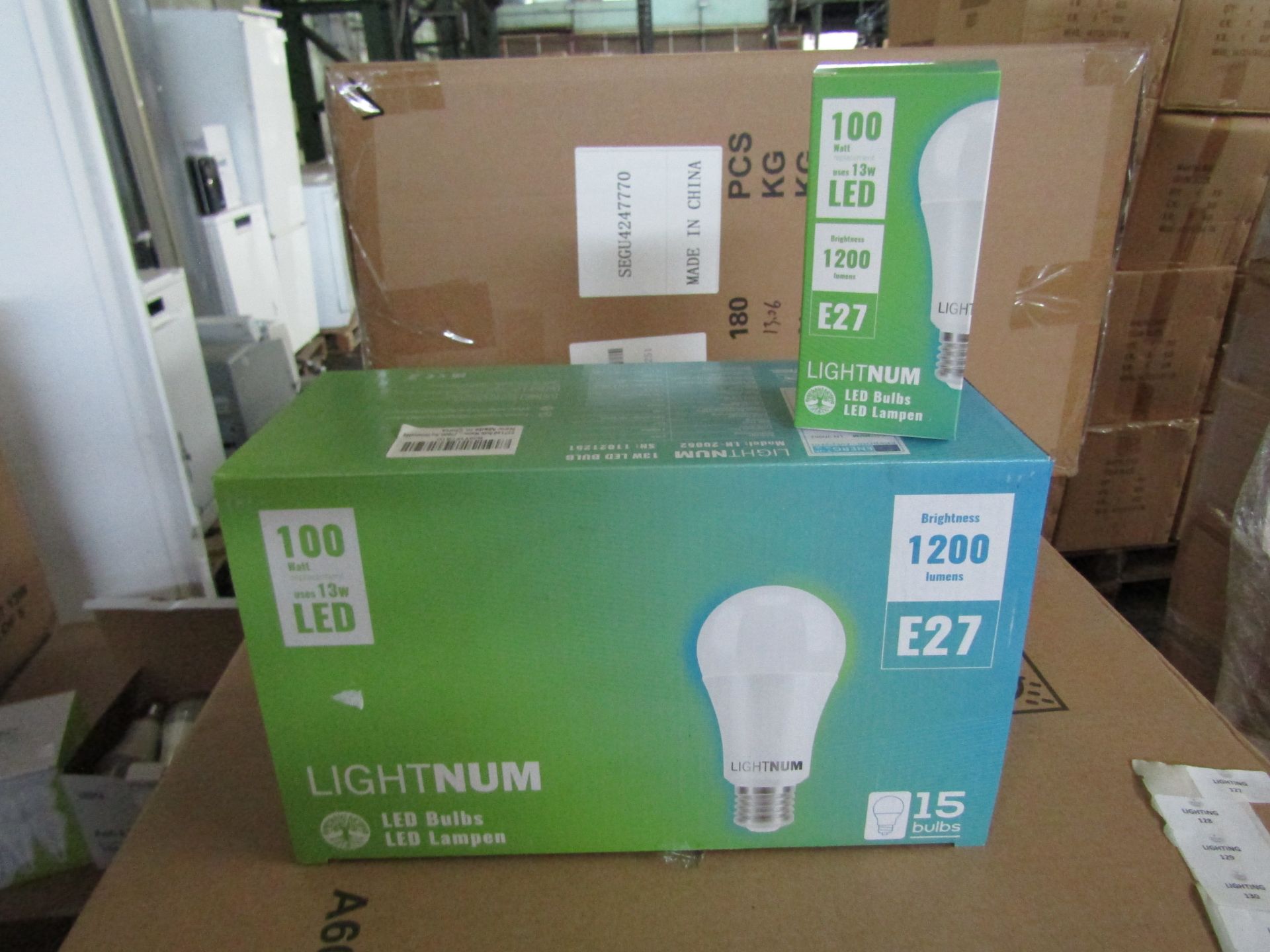 2X LEDYA - A60 E27 1055 Lumen LED Light Bulbs - Pack of 6 - New & Boxed.