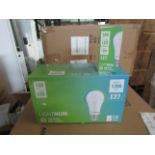 2X LEDYA - A60 E27 1055 Lumen LED Light Bulbs - Pack of 6 - New & Boxed.