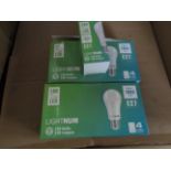 2X STANBOW - A60 E27 1200 Lumen LED Light Bulbs - Pack of 5 - New & Boxed.