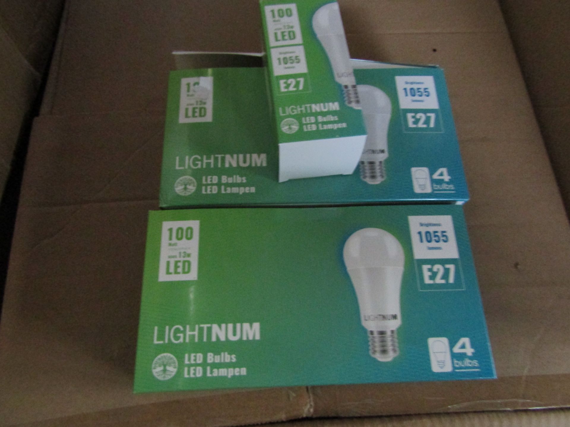 2X STANBOW - A60 E27 1200 Lumen LED Light Bulbs - Pack of 5 - New & Boxed.