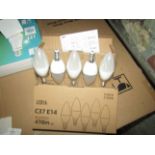 2X LEDYA - C37 E14 470 Lumen LED Light Bulbs - Pack of 5 - New & Boxed.