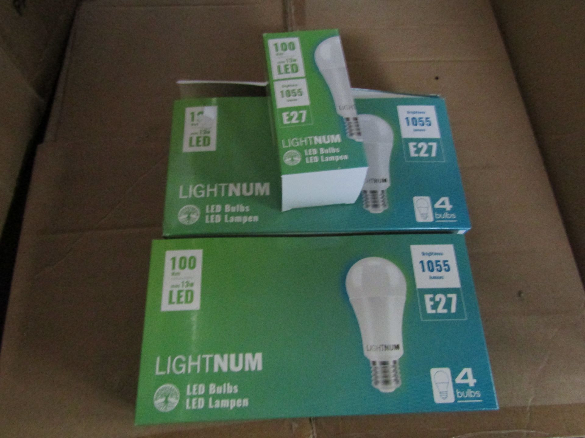 2X STANBOW - A60 E27 1200 Lumen LED Light Bulbs - Pack of 5 - New & Boxed.