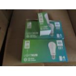 5X LIGHTNUM - E27 1055 Lumen LED Light Bulbs - Pack of 4 - New & Boxed.