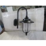 Integrity Lighting black outdoor Georgian lantern. H50CM X W35CM. New & Boxed (boxes are shop