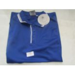 Boys Blue/White Polo Shirt Age 14yrs Unworn With Tags