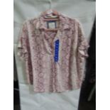 Jacks Girlfriend New York Ladies Blouse Pink, Size: L - Good Condition.