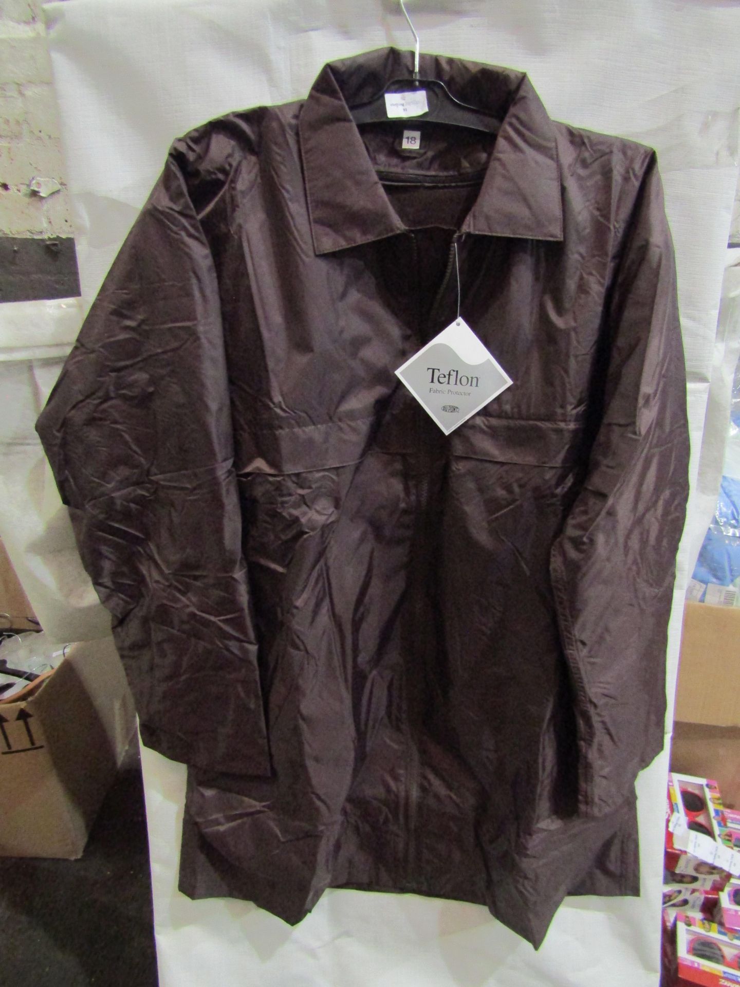 Rainmac Ladies Brown Thin Rain Coat, Size: 3 - Unused & Packaged.