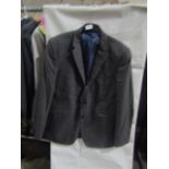 M&S Mens Grey Tailored Fit Performance Suit Jacket, Size: Chest 44" Long - Good Condition.