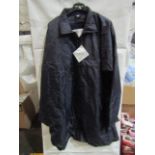 Rainmac Ladies Long Navy Rain Coat, Size: 8 - Unused & Packaged.