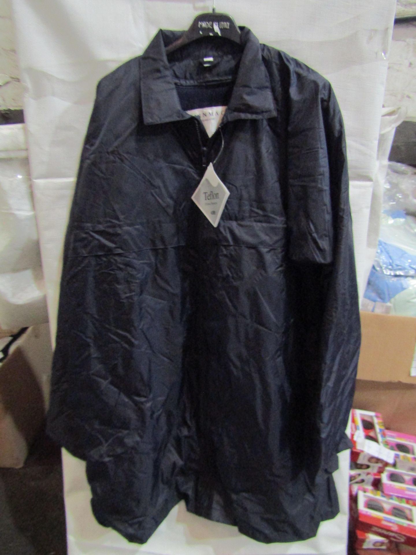 Rainmac Ladies Long Navy Rain Coat, Size: 4 - All Unused & Packaged.