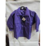 Rainmac Ladies Purple Padded Rain Coat, Size: 10 - Unused & Packaged.