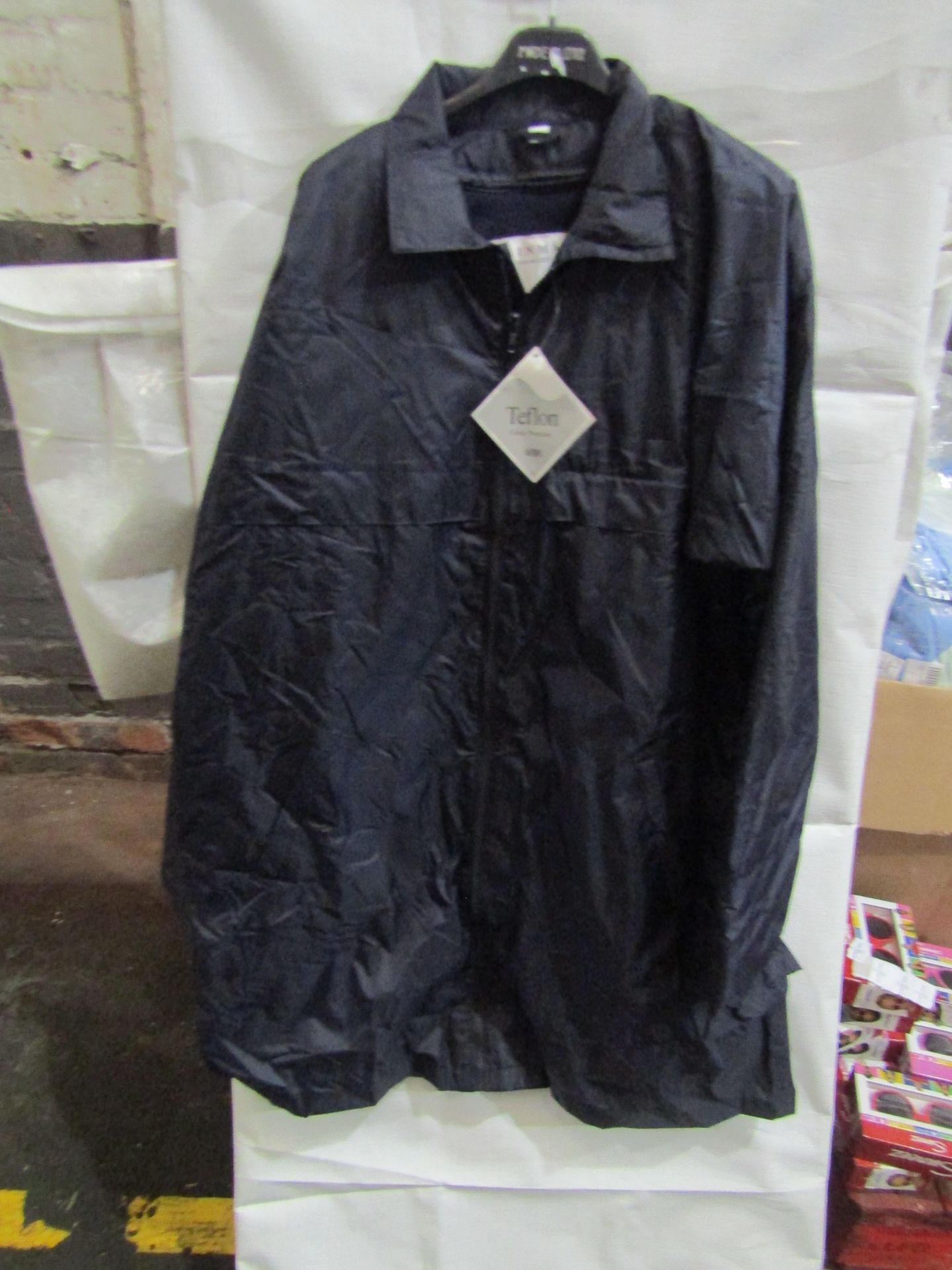 Rainmac With Inner Detachable Fleece, Navy, Size 6, Unworn & Packaged.