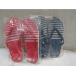 2 X Pairs of FlipFlops Size 44 New & Packaged