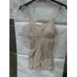 PrettyLittleThing Oatmeal Acid Wash Seamless Mini Gym Unitard, Size: M - Good Condition With Tag.