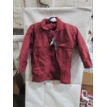 Rainmac Childrens Burgandy Rain Coat With Detachable Lined Fleece, Size: 8 - Unused & Packaged.