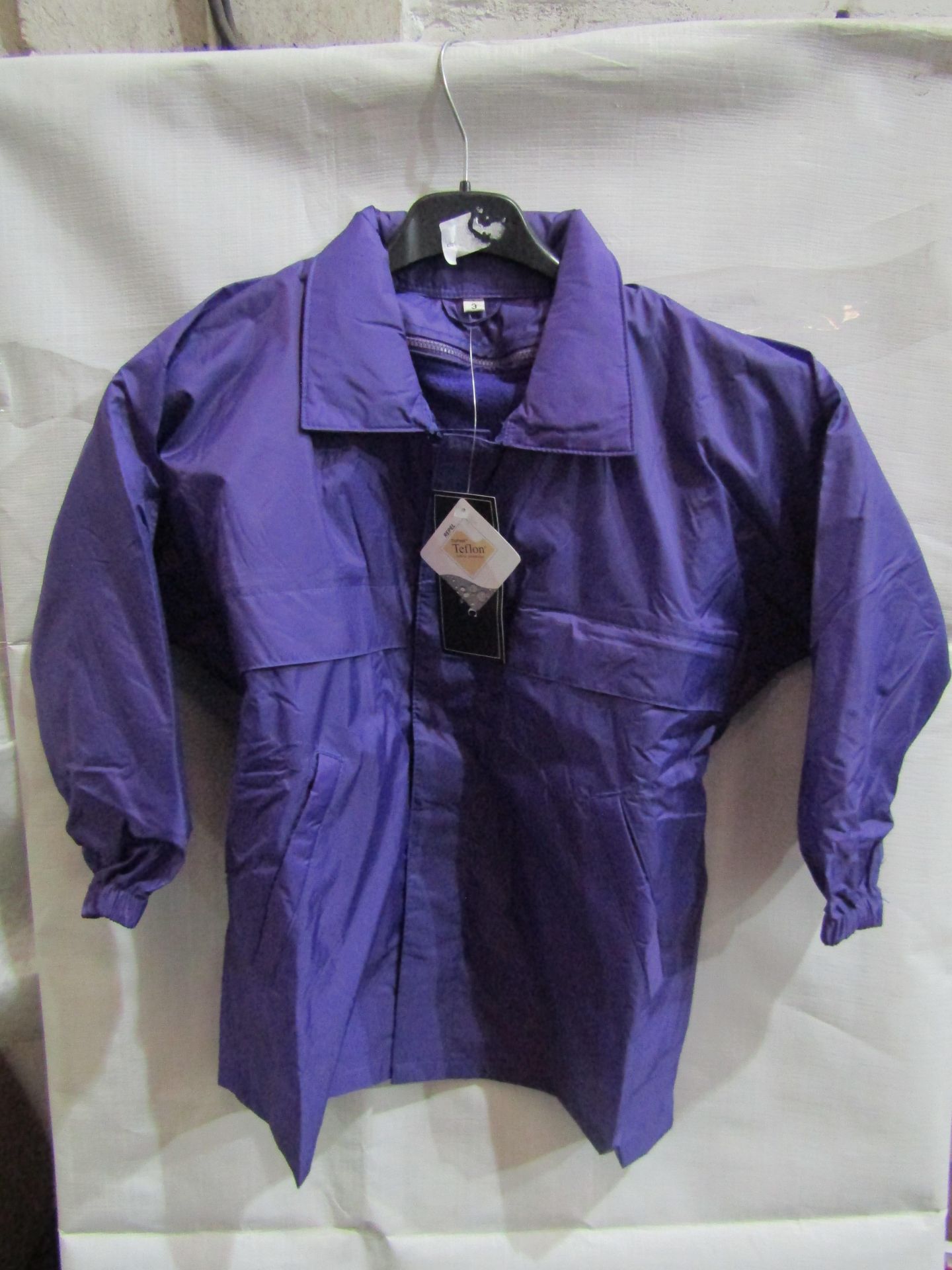 Rainmac Childrens Purple Rain Coat With Detachable Lined Fleece, Size: 4 - Unused & Packaged.