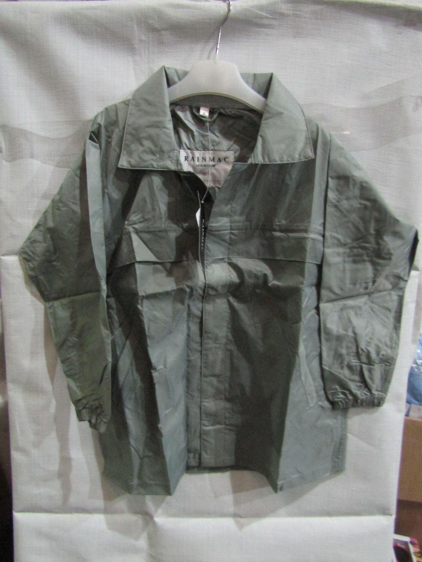 Rainmac Childrens Grey Thin Rain Coat, Size: 6 - Unused & Packaged.