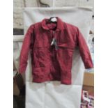 Rainmac Childrens Burgandy Rain Coat With Detachable Lined Fleece, Size: 8 - Unused & Packaged.