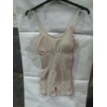 PrettyLittleThing Oatmeal Acid Wash Seamless Mini Gym Unitard, Size: M - Good Condition With Tag.