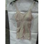 PrettyLittleThing Oatmeal Acid Wash Seamless Mini Gym Unitard, Size: M - Good Condition With Tag.