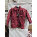 Rainmac Childrens Burgandy Rain Coat With Detachable Lined Fleece, Size: 8 - Unused & Packaged.