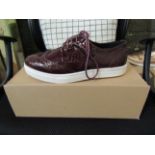 Ladies Trainer/Shoe, Size Uk 4, Bordo, Unworn & Boxed. See Image.