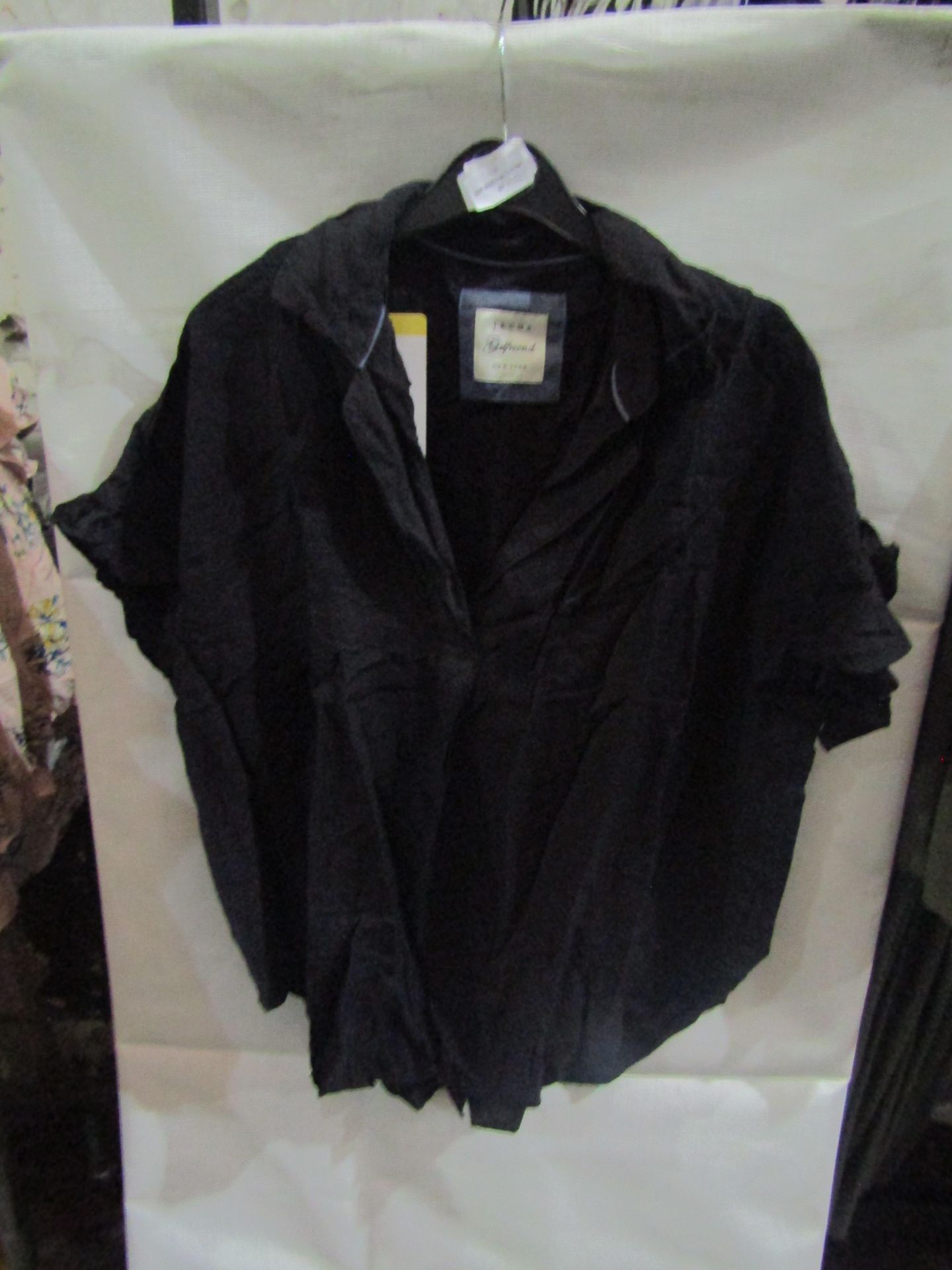 Jacks Girlfriend New York Ladies Blouse Black, Size: S - Good Condition.