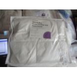 Soak & Sleep 4.5 Tog Goose Feather & Down Single Duvet RRP 55