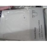 Soak & Sleep 1,000tc Supima Cotton - Superking duvet cover - White RRP 190