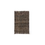 Idris Jute Wool Rug Idris Black/Natural Rectangle 160X230cm RRP 265