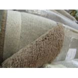 Boston Wool Border Mocha 160X230cm Rug RRP 129